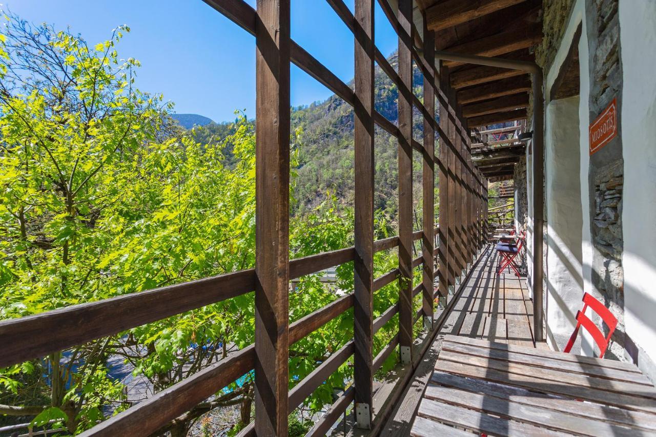 Rustici della Verzasca Ferien Wohnungen Vogorno Exterior foto