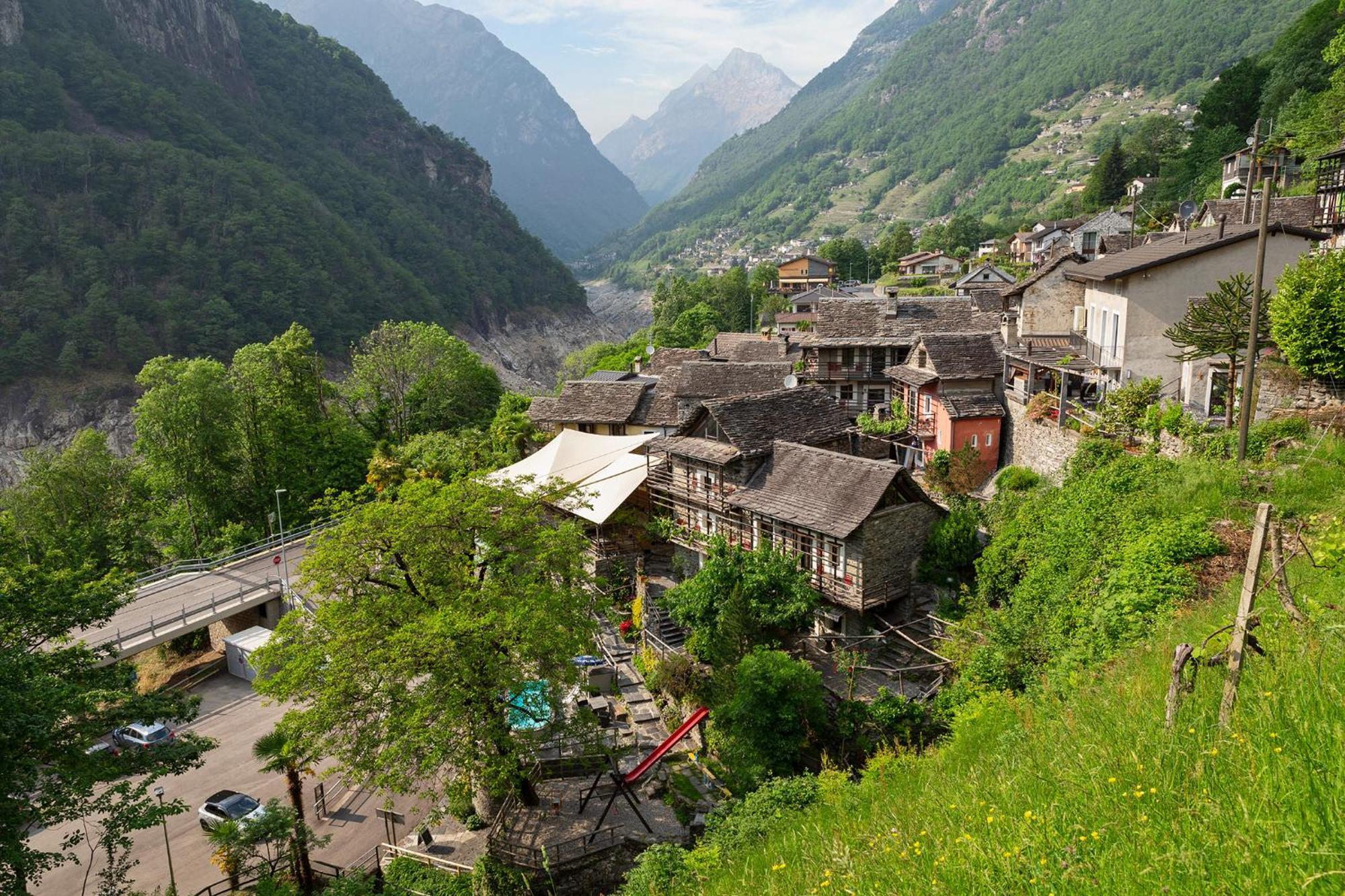 Rustici della Verzasca Ferien Wohnungen Vogorno Exterior foto